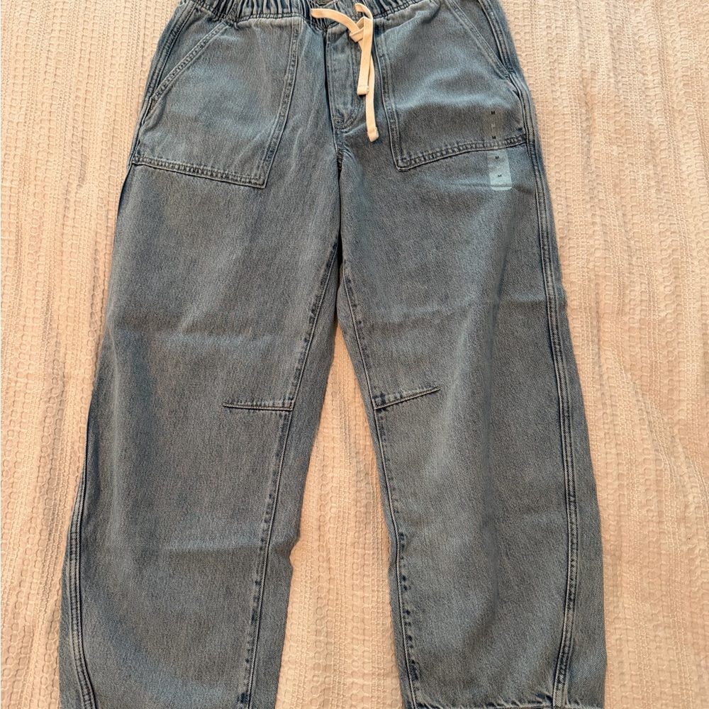 NWT GAP Blue Denim Pull-On Pants